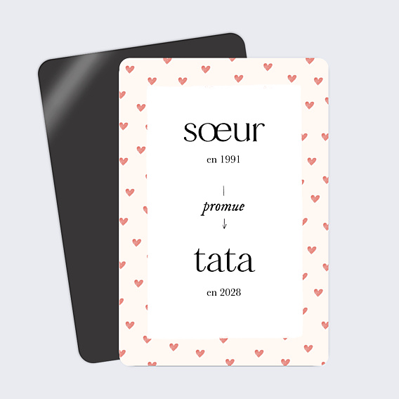 Carte Annonce Grossesse Promotion Tata