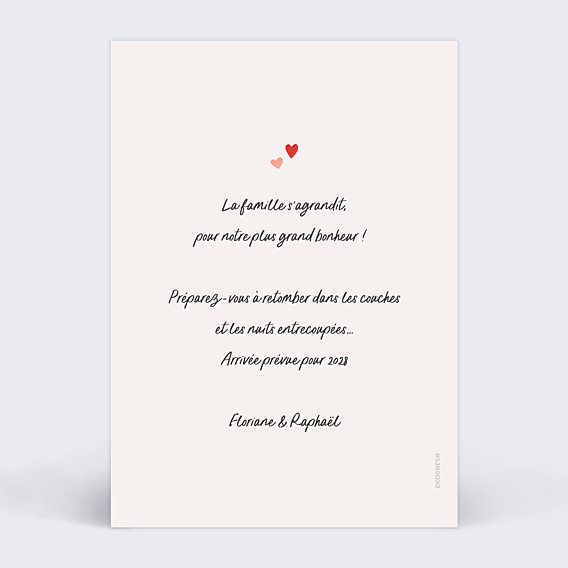 Carte Annonce Grossesse Brocoli