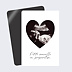 Carte Annonce Grossesse Échographie coeur