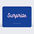 Carte Annonce Grossesse Surprise bicolore