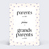 Carte Annonce Grossesse Promotion des Grand-Parents