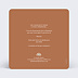 Carte annonce grossesse Layette Chataigne Verso