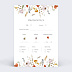 Carte annonce grossesse Fleurs des Champs Recto