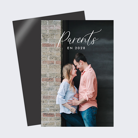Carte Annonce Grossesse Futurs Parents