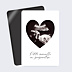 Carte Annonce Grossesse Échographie coeur