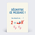 Carte Annonce Grossesse Papa rébus