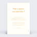 Carte Annonce Grossesse Cap tata
