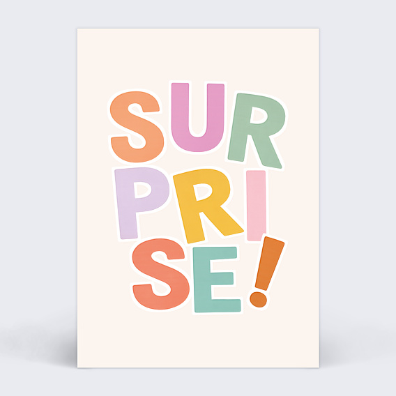 Carte Annonce Grossesse Une grande surprise