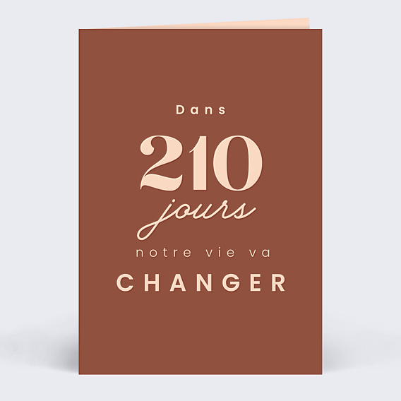 Carte Annonce Grossesse Dans 200 jours