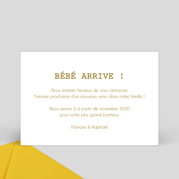 Carte Annonce Grossesse Banane Popcarte