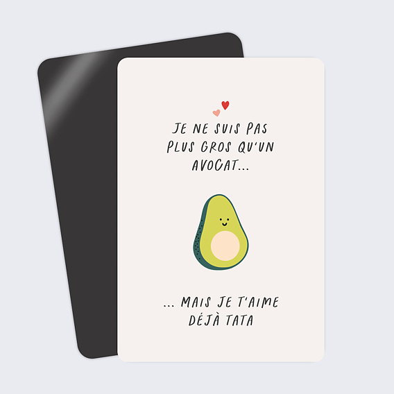 Carte annonce grossesse Avocat