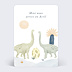 Carte Annonce Grossesse Famille Dinosaure