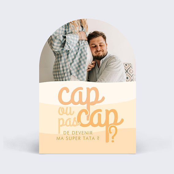 Carte annonce grossesse Cap tata