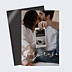Carte Annonce Grossesse Surprise Typographie