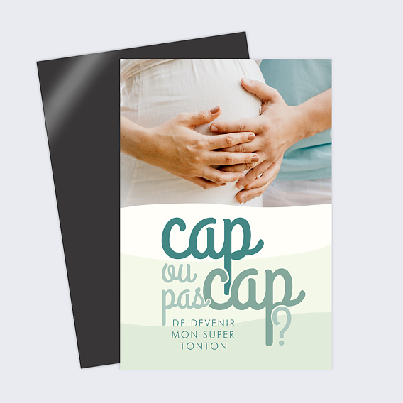 Carte annonce grossesse Cap Tonton