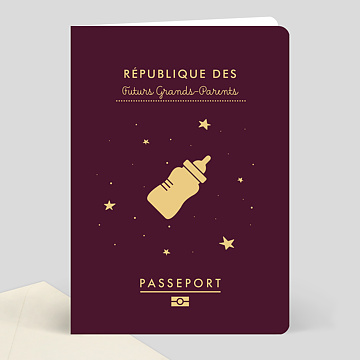 Carte Annonce Grossesse Passeport