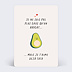 Carte annonce grossesse Avocat Recto