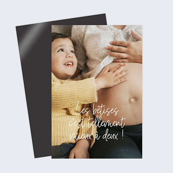 Carte Annonce Grossesse Protecteur