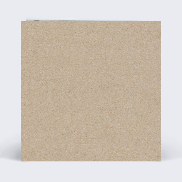 Carte Fête des Grands-Pères Photomaton Kraft Verso