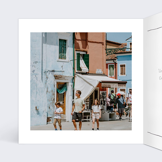 Carte fête des grands-pères Crayon Intérieur Gauche