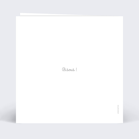 Carte Fête des Grands-Pères Crayon Verso