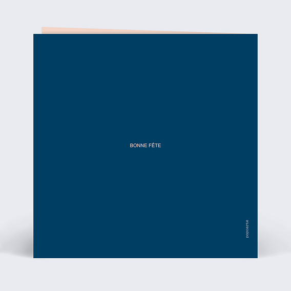 Carte Fête des Grands-Pères Velours Verso