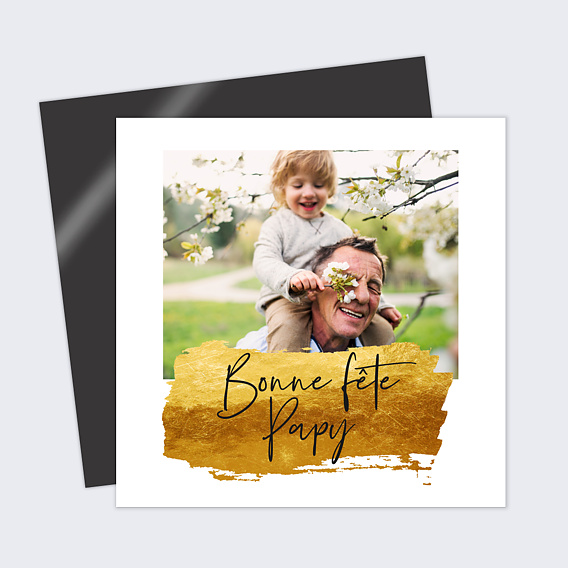 Carte fête des grands-pères Pinceau
