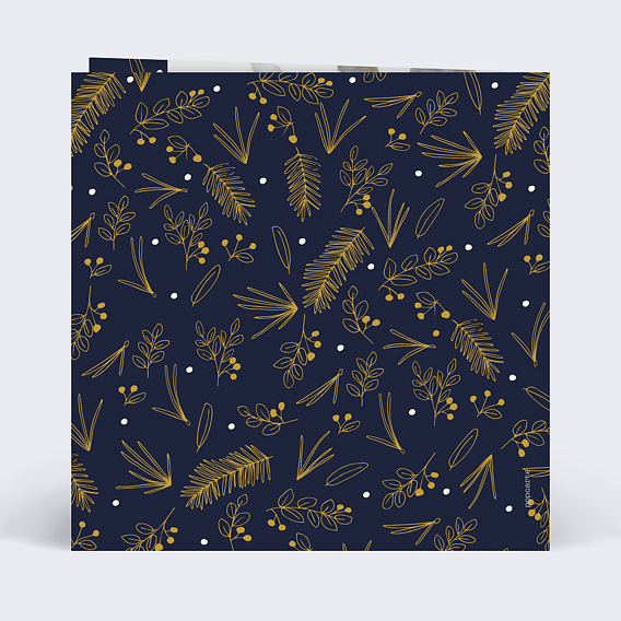 Carte fête des grands-pères Champêtre Verso