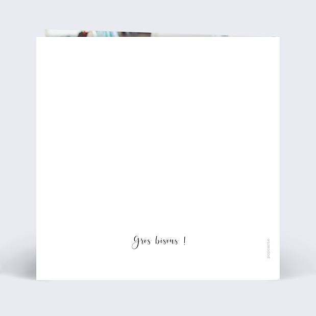 Carte Fête des Grands-Pères Calligraphie Oui Verso