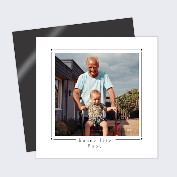 Carte fête des grands-pères Design