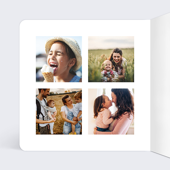 Carte fête des mères Signature Intérieur Gauche