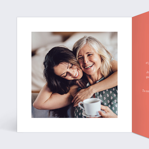 Carte fête des mères Livraison de Bisous Intérieur Gauche