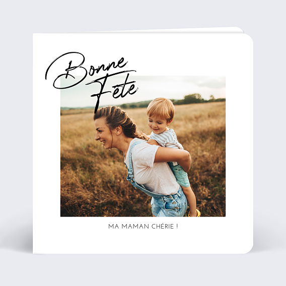 Carte fête des mères Signature Recto