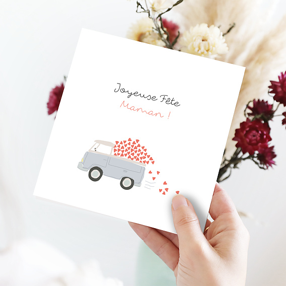 Carte fête des mères Livraison de Bisous Après 1