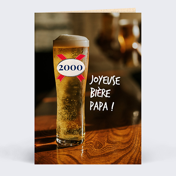 Fête des Pères Bière Pression