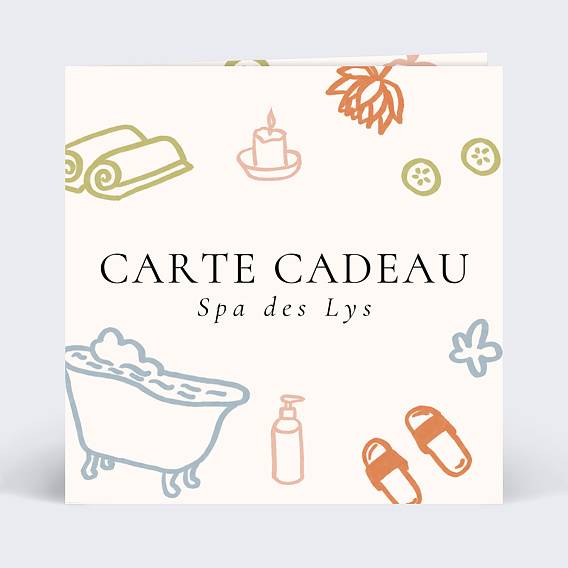 Carte cadeau Cadeau spa