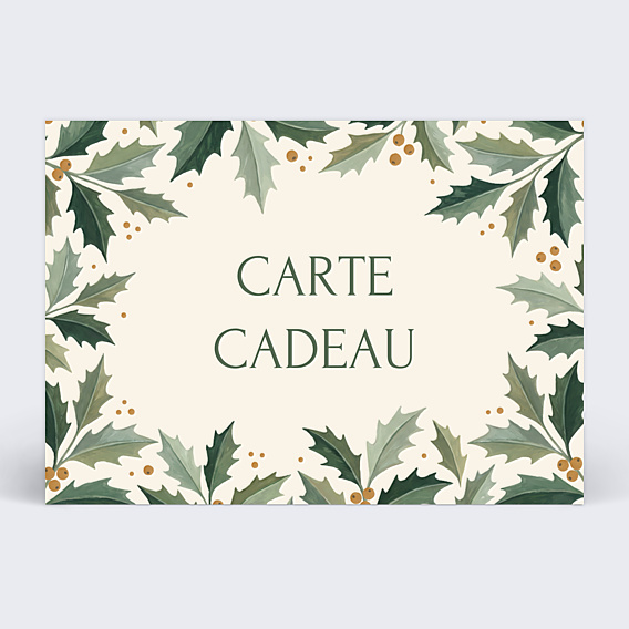 Carte cadeau Écrin botanique