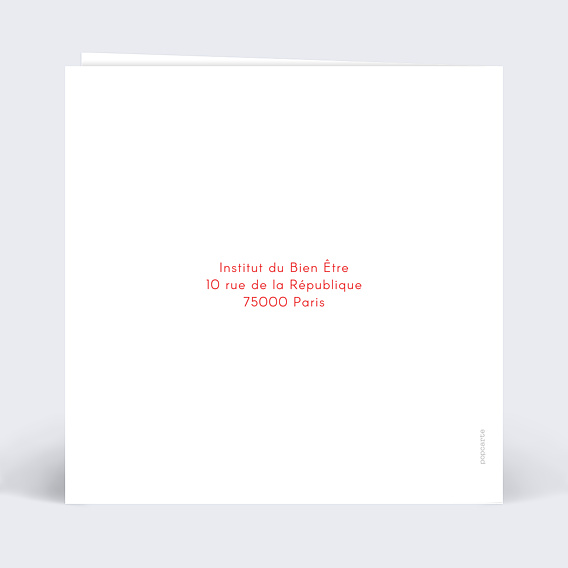 Carte cadeau Beau cadeau Verso