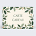 Carte cadeau Écrin botanique