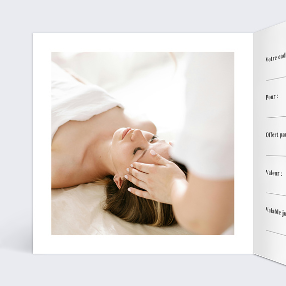 Carte cadeau Moderne Intérieur Gauche