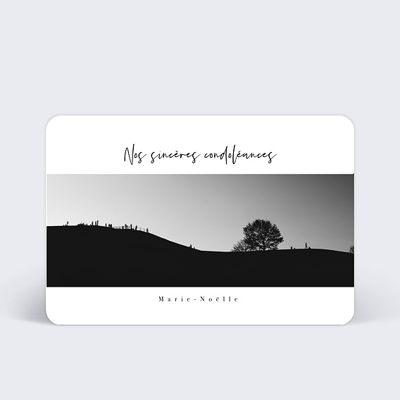 Carte de condoléances Cinematic