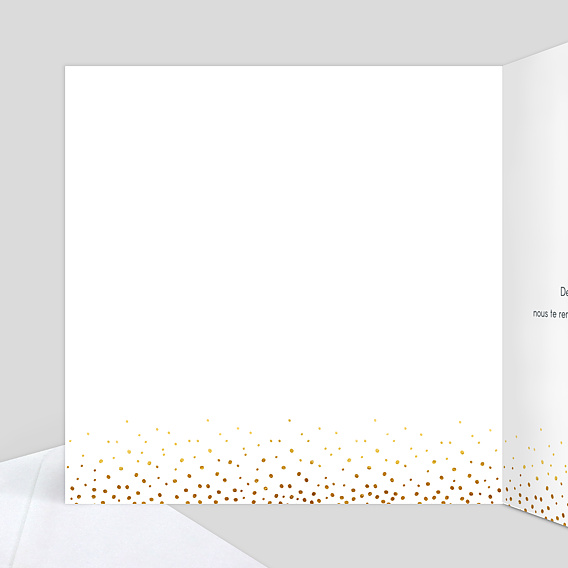 Carte de condoléances Élégance Intérieur Gauche