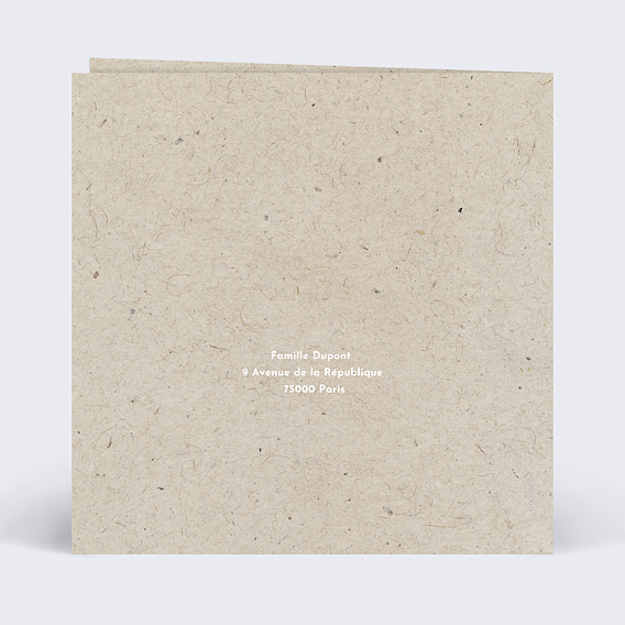 Carte de condoléances Pissenlit Envolée Verso