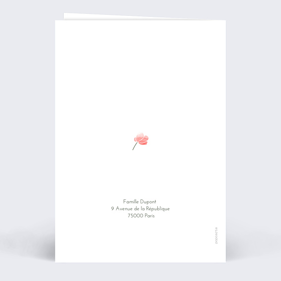 Carte de Condoléances Coquelicots