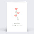 Carte de condoléances Coquelicots Recto