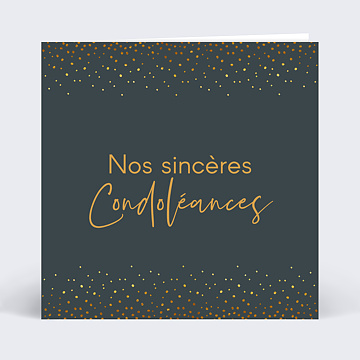 Carte de Condolances lgance