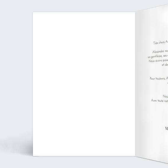 Carte de Condoléances Coquelicots