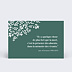 Carte de condoléances Paisible Recto