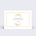 Carte de condoléances Ornements Recto