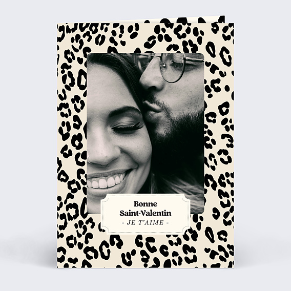 Carte d'Amour Léopard